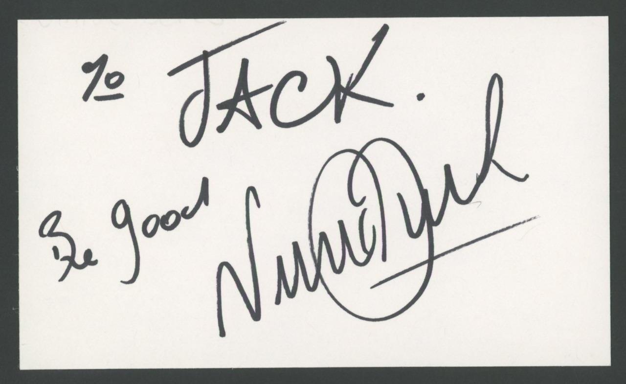 VINNIE JONES signed 3×5 index card | “Gone in 60 Seconds” – autograph