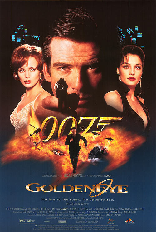 27 Inch x 40 Inch GoldenEye Poster Single Sided Rolled