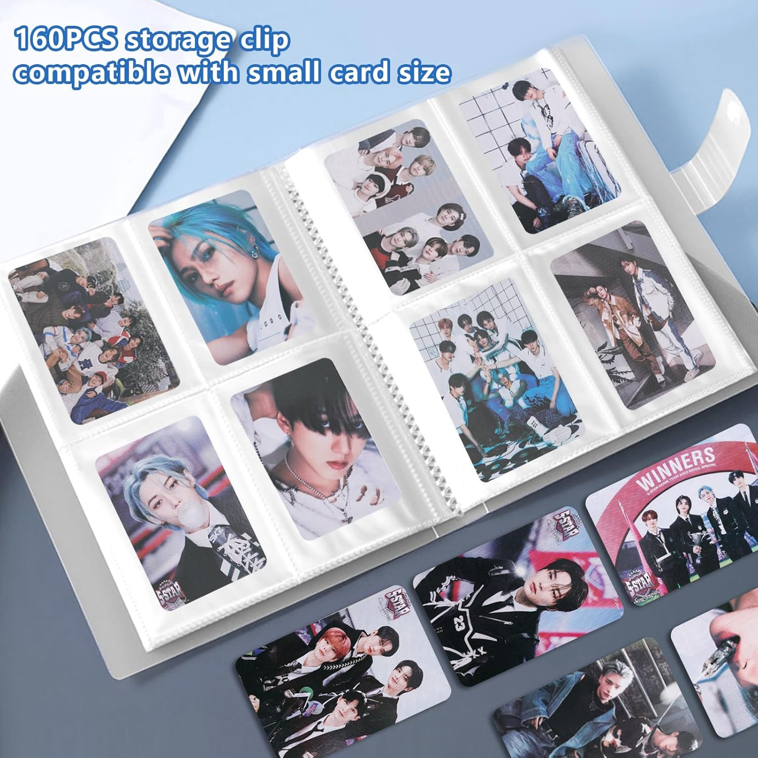 Stray Kids Merch Gift Box Set Including Photocard Holder, 3 Styles 165 Postcards