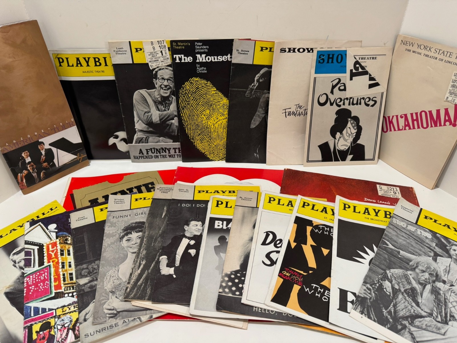 VTG Broadway Playbill Showbill Theater Program Lot Pacific Overtures Hello Dolly