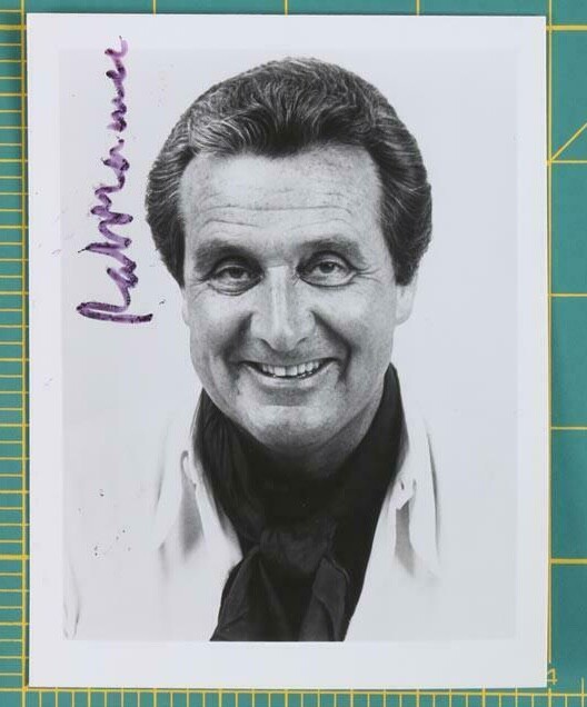 PATRICK MACNEE Hand Signed 4 x6 Black & white Photo 100% authentic