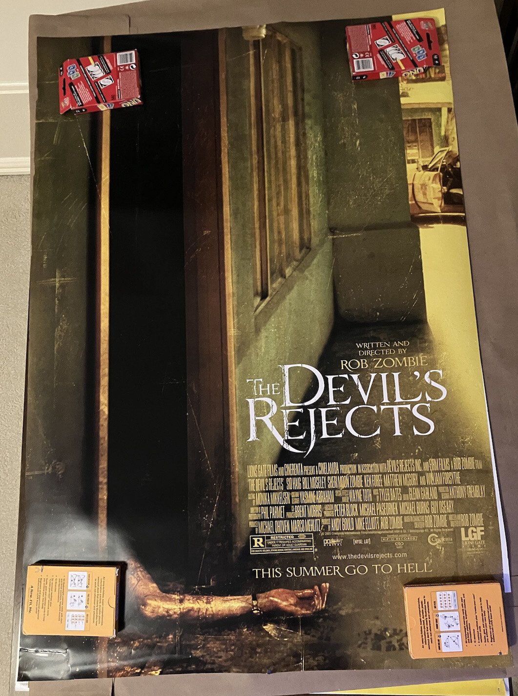 THE DEVIL’S REJECTS MOVIE POSTER Original 27×40 Sequel To HOUSE OF 1000 CORPSES