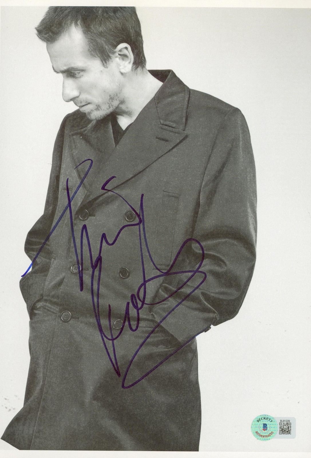 Tim Roth Pulp Fiction Authentic Signed 7.5×10.75 Photo Autographed BAS #BL81229