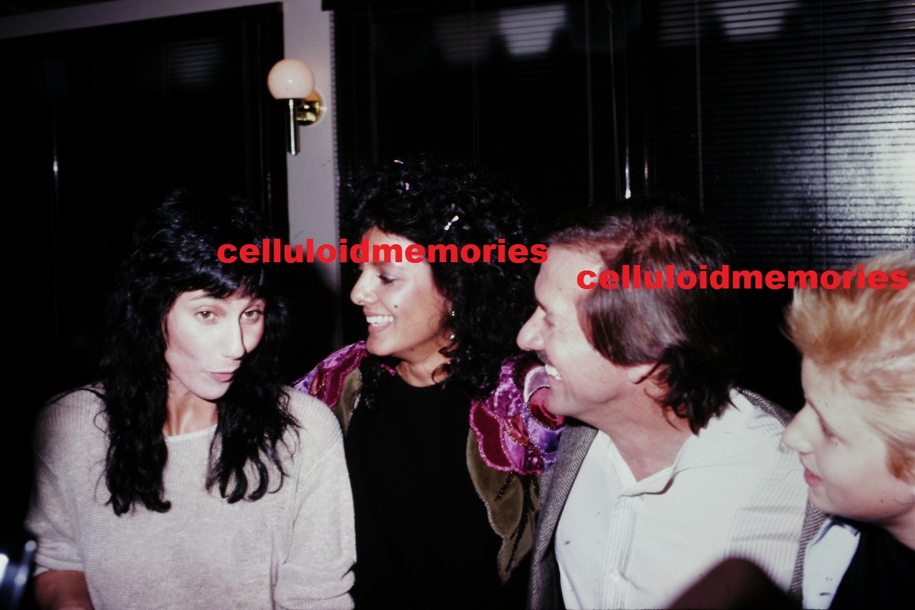 Original 35mm Slide Sonny & Cher Show & Chastity & Susie Bono 1983
