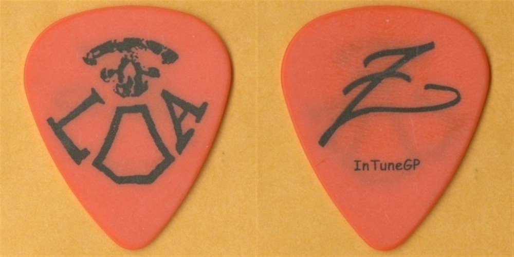 Life of Agony 2005 Broken Valley concert tour Joey Zampella stage Guitar Pick
