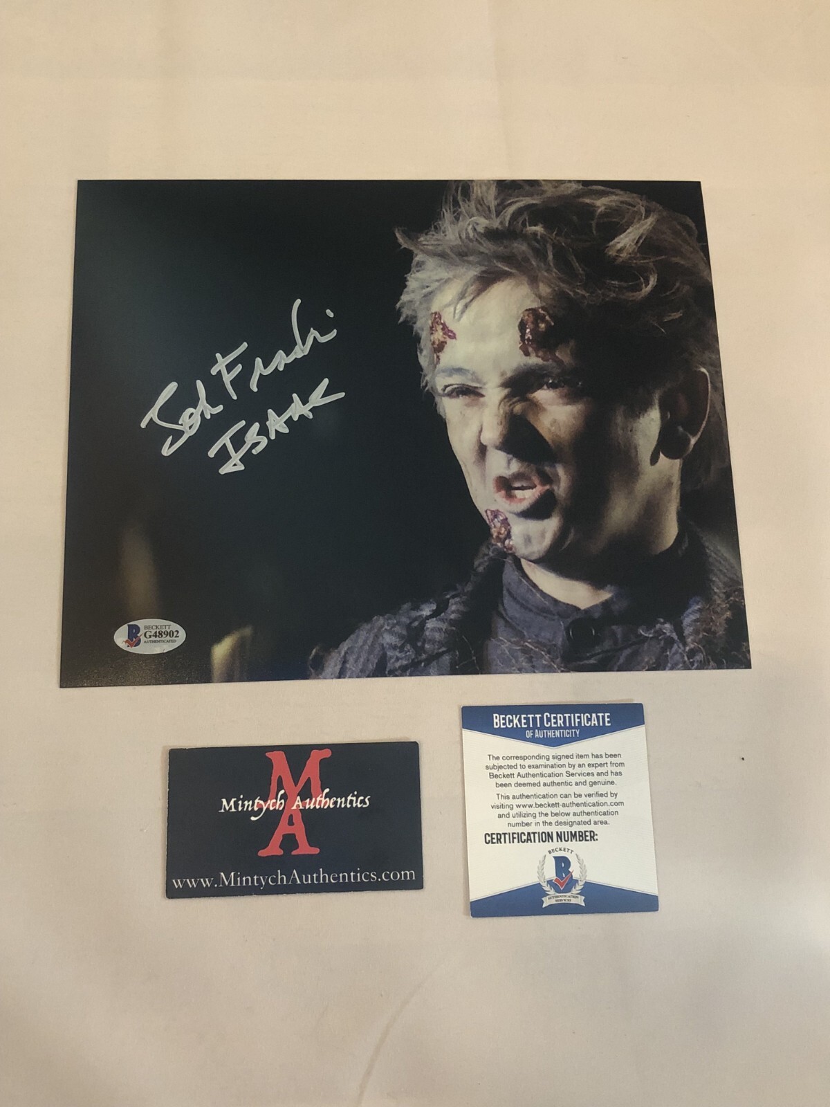 John Franklin autographed signed 8X10 photo Children of the Corn Beckett