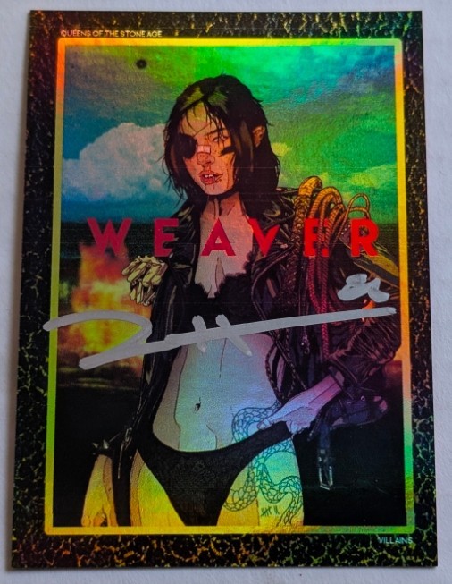 JOSH HOMME signed FOIL CARD Queens of the Stone Age