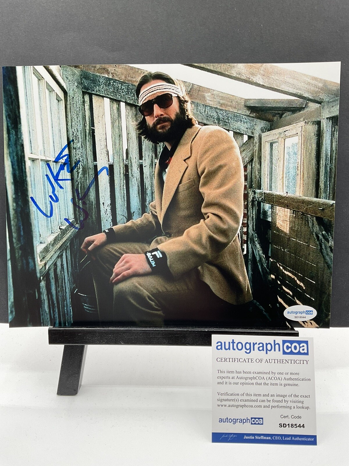 Luke Wilson signed photo Royal Tenenbaums autographed ACOA Old School Idiocracy