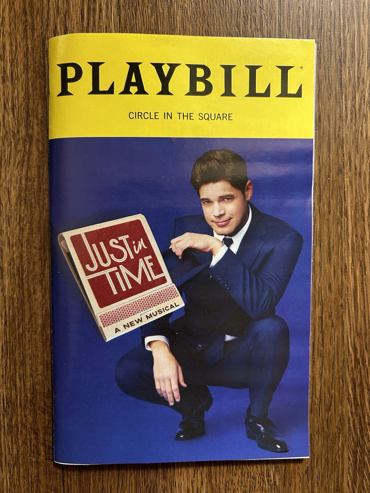 Just In Time Playbill Broadway Jeremy Jordan Isa Briones Carrie St. Louis May 26