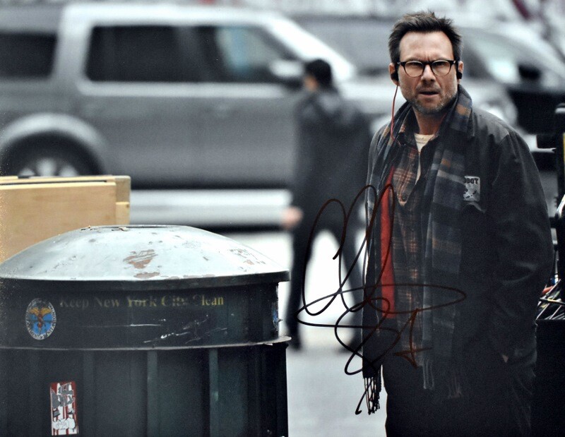Christian Slater Signed – Autographed MR. ROBOT 11×14 inch Photo