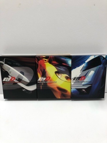 Initial D Memorial Blu-ray Collection Vol.1-3 full Complete Box Set