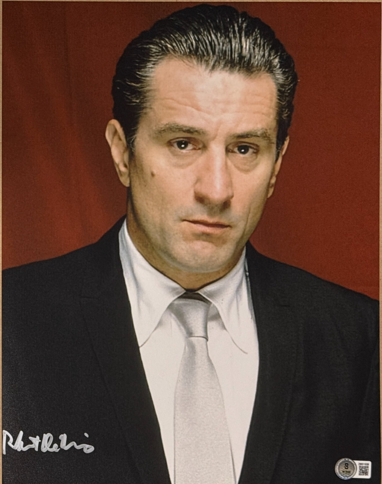 Robert De Niro Signed 16×20 Goodfellas Photo BAS Beckett Witnessed Holo