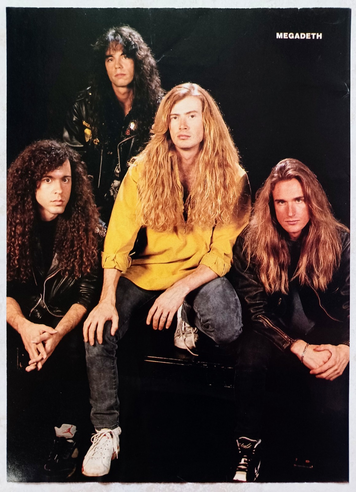 MEGADETH~ORIG 1994 POSTER~FULL PAGE PRINT MAGAZINE PINUP CLIPPING~DAVE MUSTAINE
