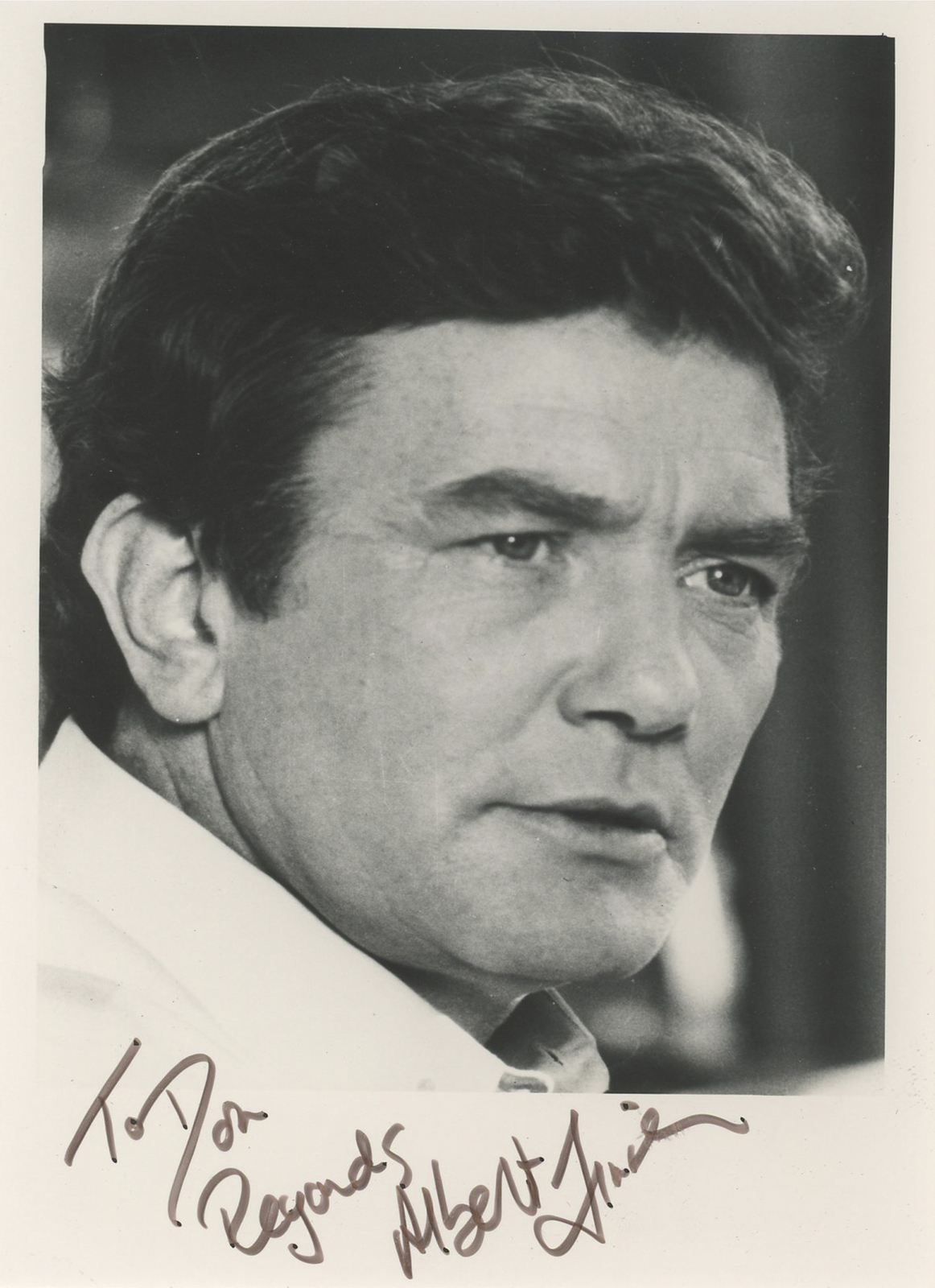 Albert Finney Erin Brockovich “To Don Regards” Signed 4×6 Photo BAS #BK43277
