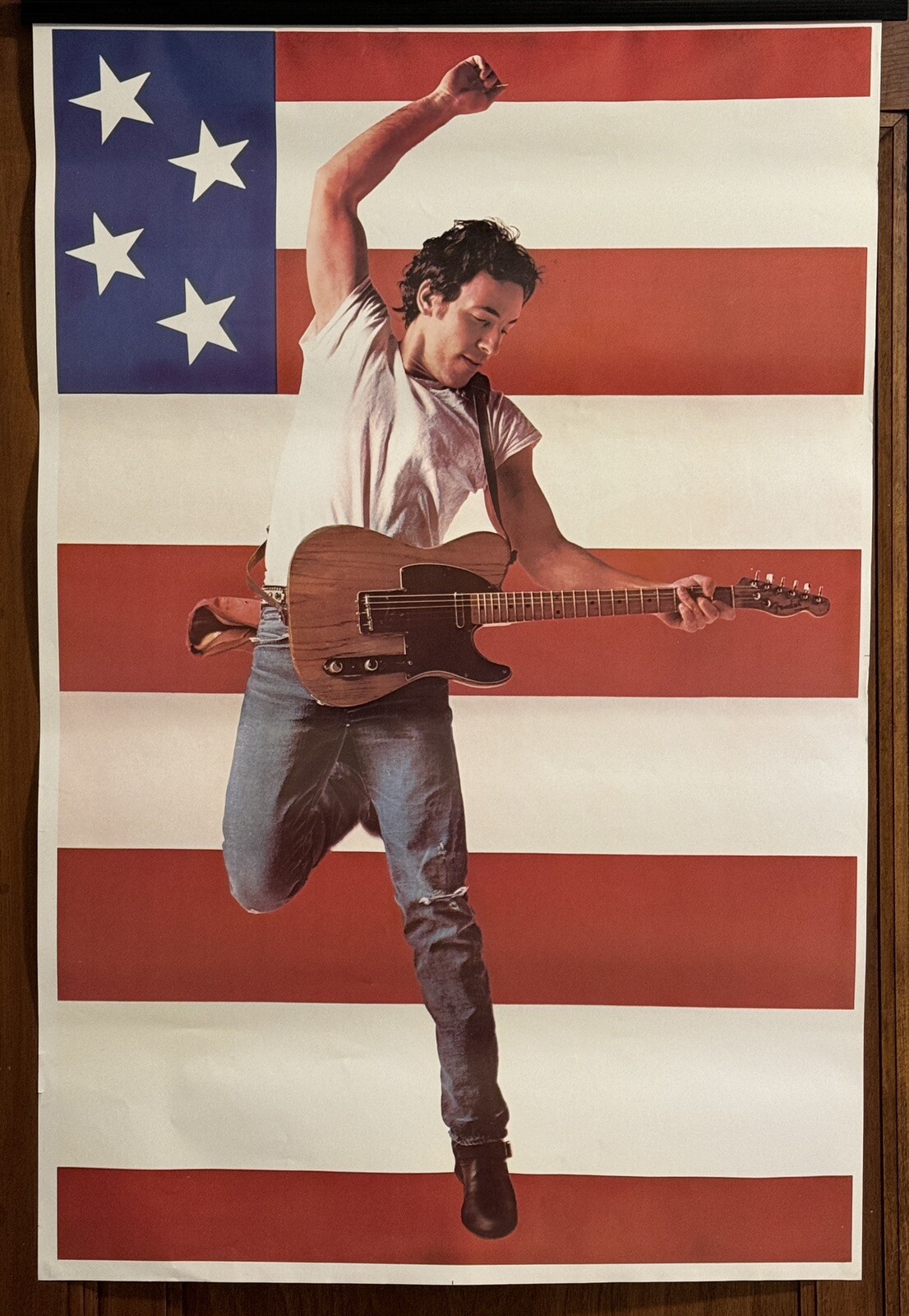 Bruce Springsteen Promo Poster Vintage Original 80s Born in the USA 23” x 35”