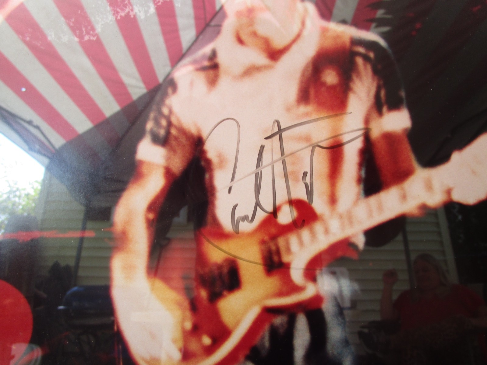 Carlos Santana Autographed Photo Picture 21×17 Frame