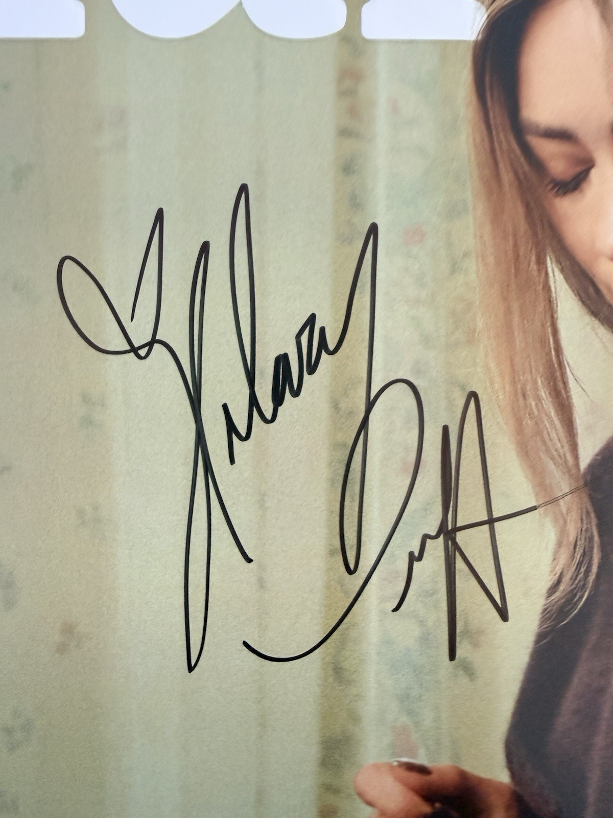 Authentic AUTOGRAPHED SIGNED Hilary Duff Tour Poster Los Angeles Kia Forum 18×24