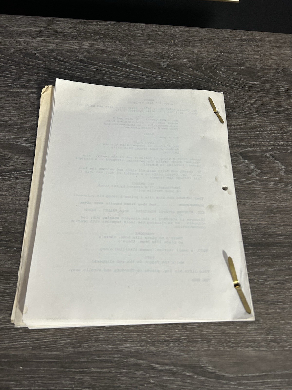 Crazy Glue Orignal Movie Script With Revisions 2000 Second Draft