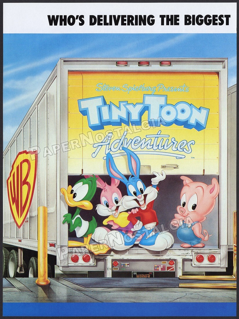 TINY TOON ADVENTURES – Original 1990 Trade AD / ADVERT _ Warner Bros. licensing