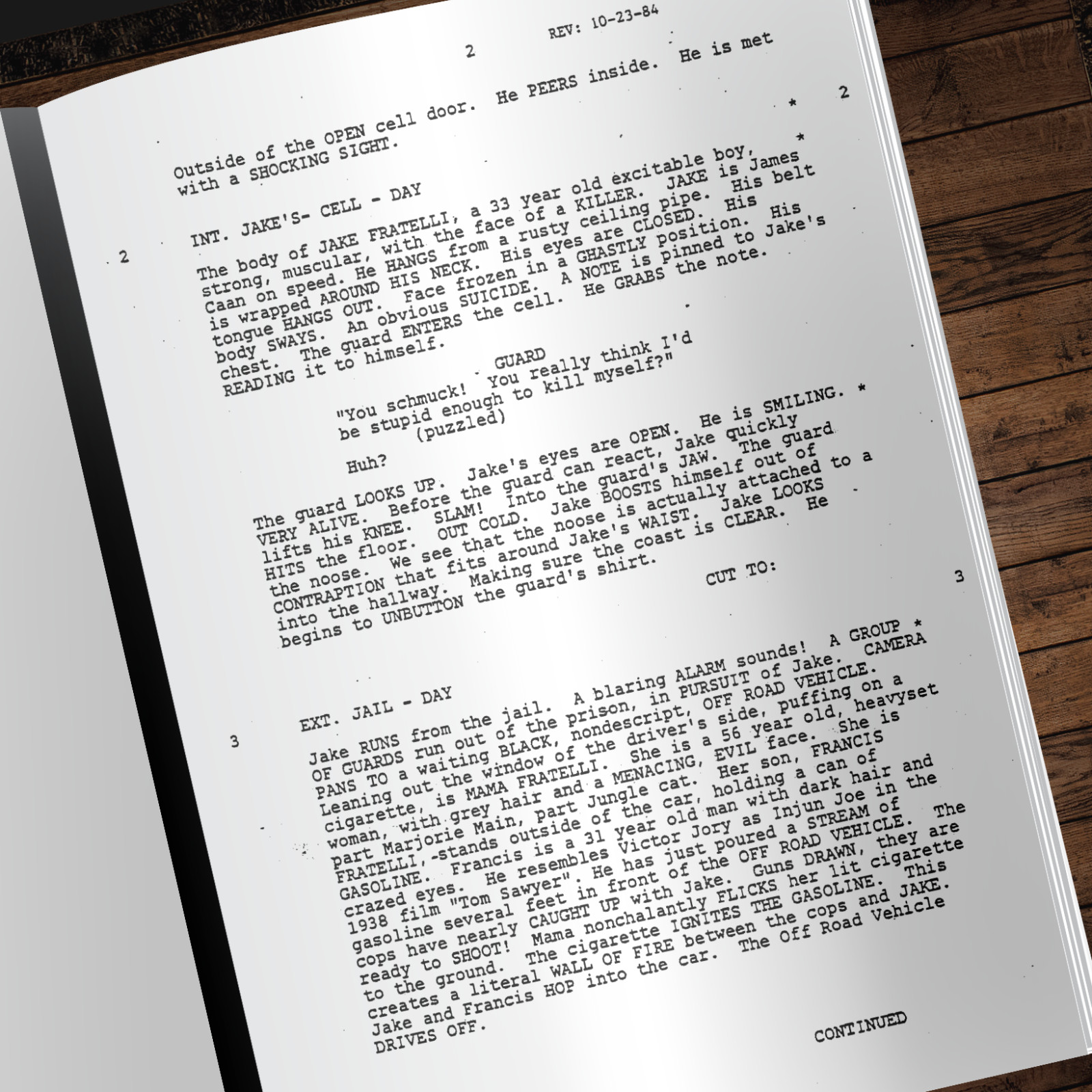 The Goonies Script Cast Signed Reprint Autographs 141 Page Script & Custom Cover
