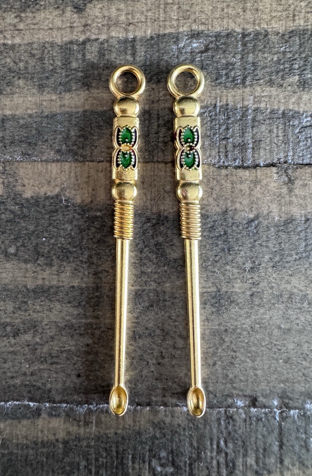 Two New Keychain Mini Spoon Shovels For Wax , Parties, Sugar , Medicine , Powder