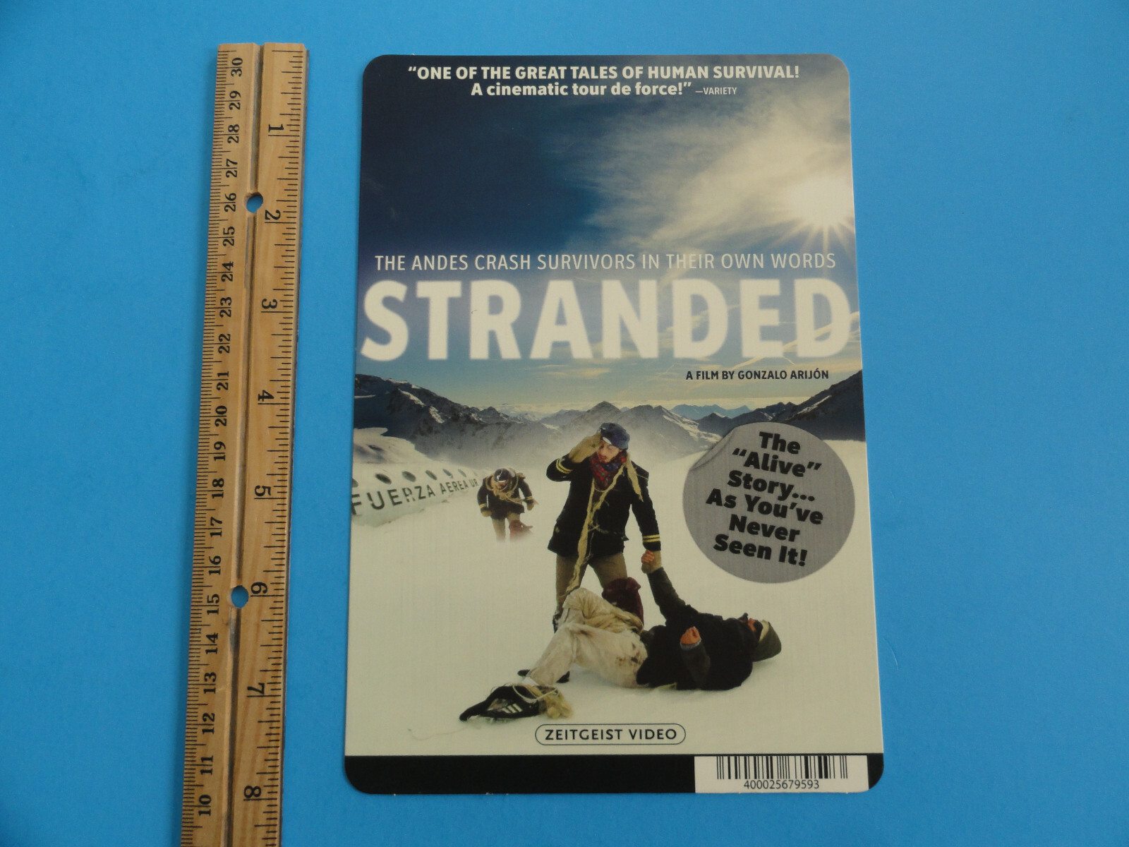 STRANDED – BLOCKBUSTER VIDEO BACKER CARD 5″X8″ – NO MOVIE
