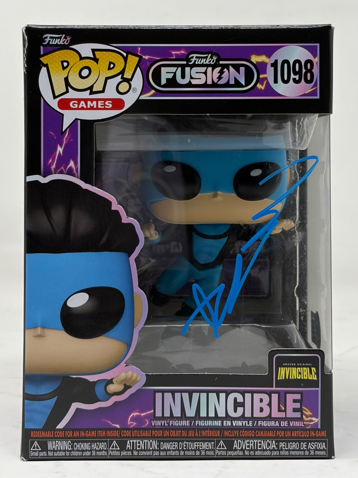 Robert Kirkman Invincible Signed Autograph Invincible Funko Pop 1098 Beckett COA