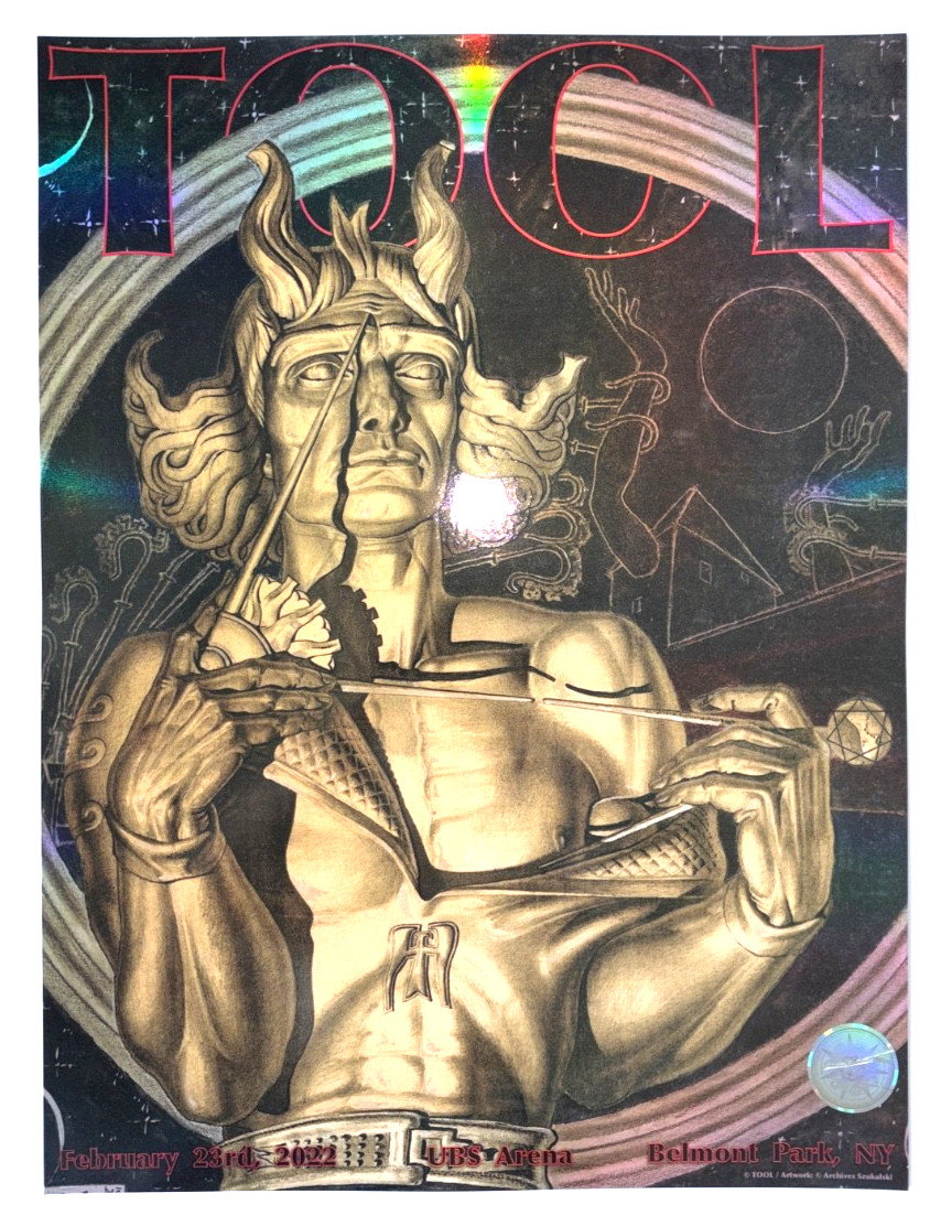 Tool Belmont Concert Tour Poster February 23 2022 /380 Stanislav Szukalski Art