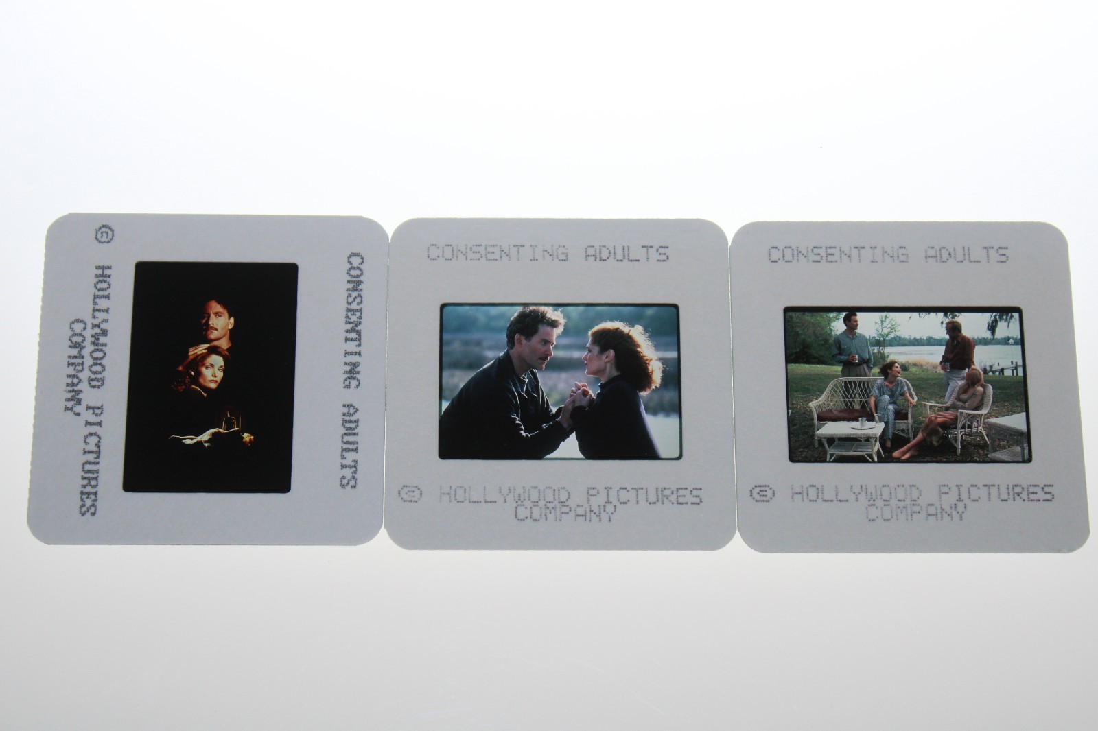 CONSENTING ADULTS – 3 press kit slides Kevin Kline Mary Elizabeth Mastrantonio