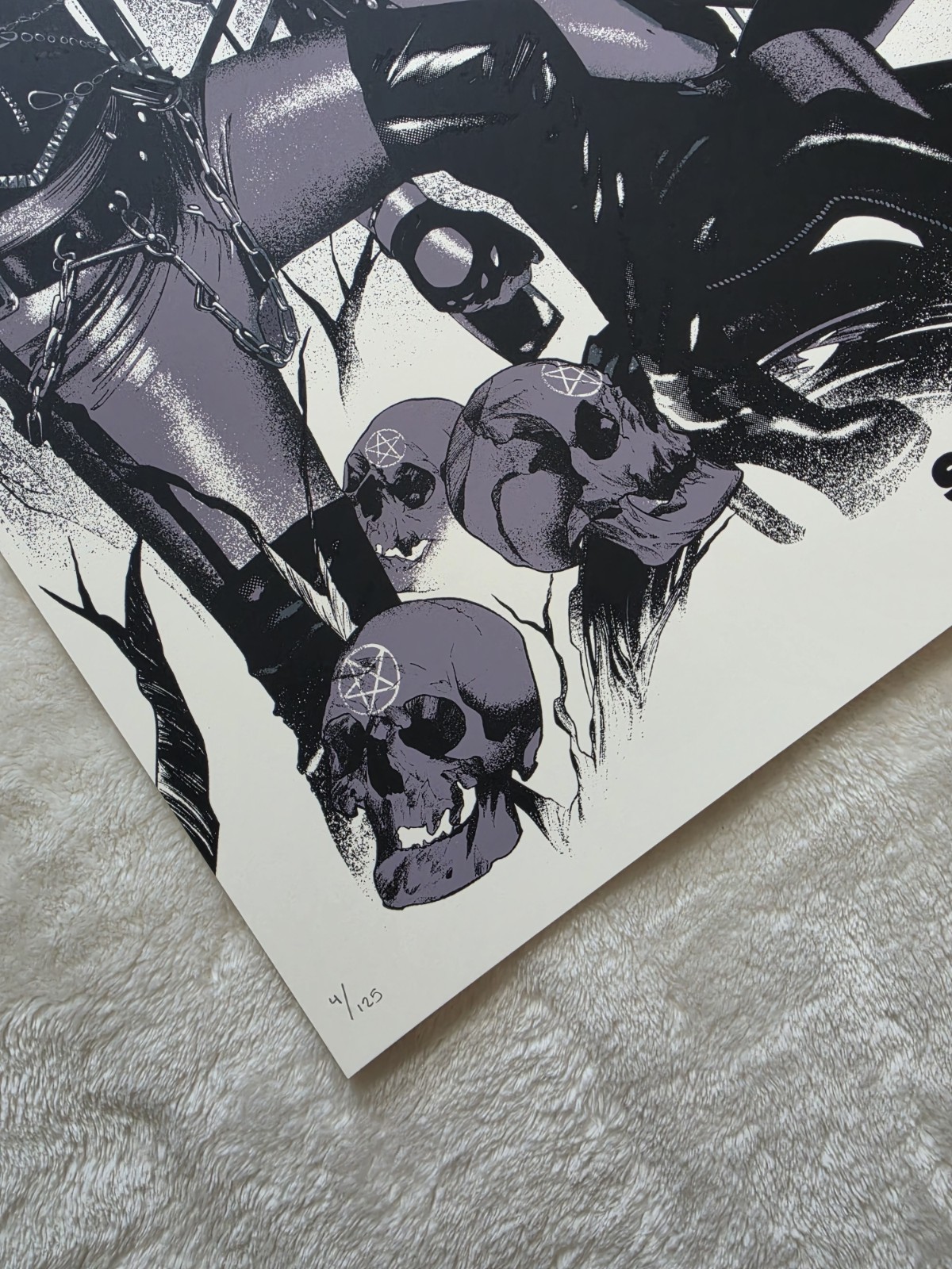 Mötley Crüe 8 April 1982 Santa Monica Civic Artwork Wildner Lima Numbered 4/125