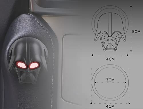 Universal Push to Start Button Cover – Darth Vader Design, Anti-Scratch Ignition