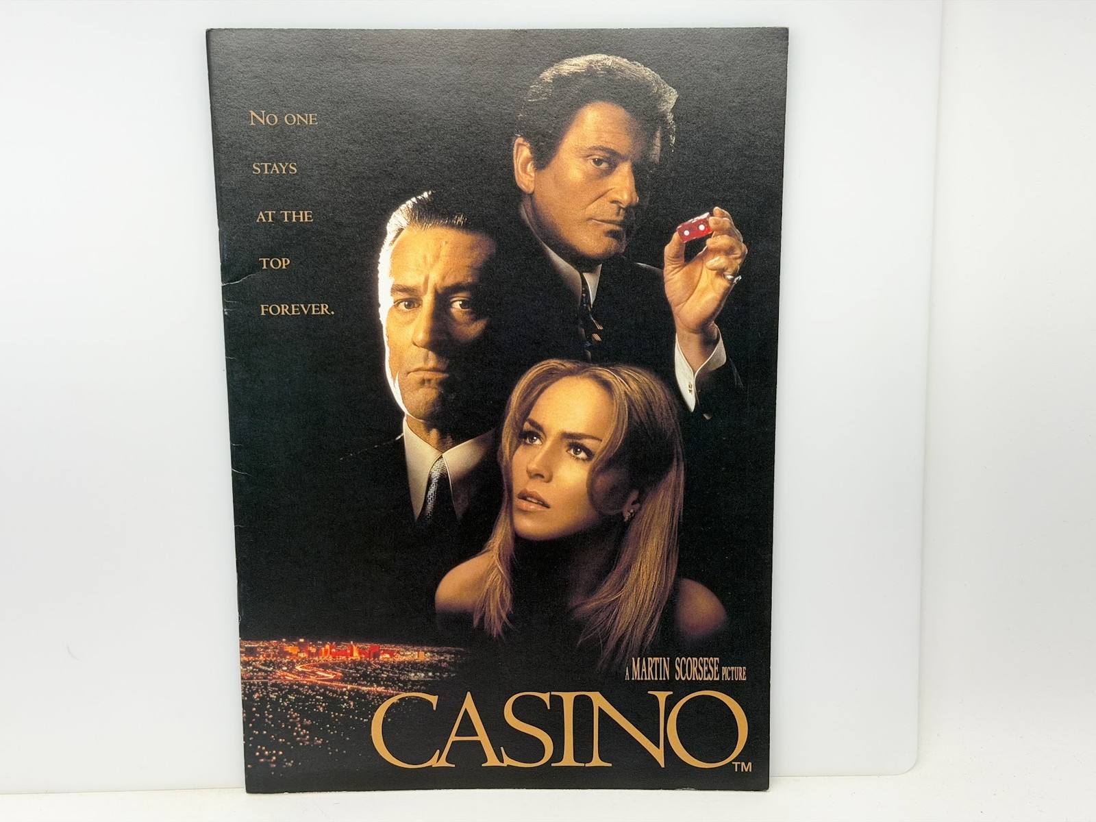 Casino (1995) Japanese Movie Program Robert De Niro Sharon Stone Martin Scorsese