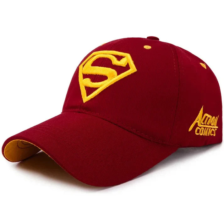 Superman Action Comics Flexfit Cotton Baseball Cap New Adjustable