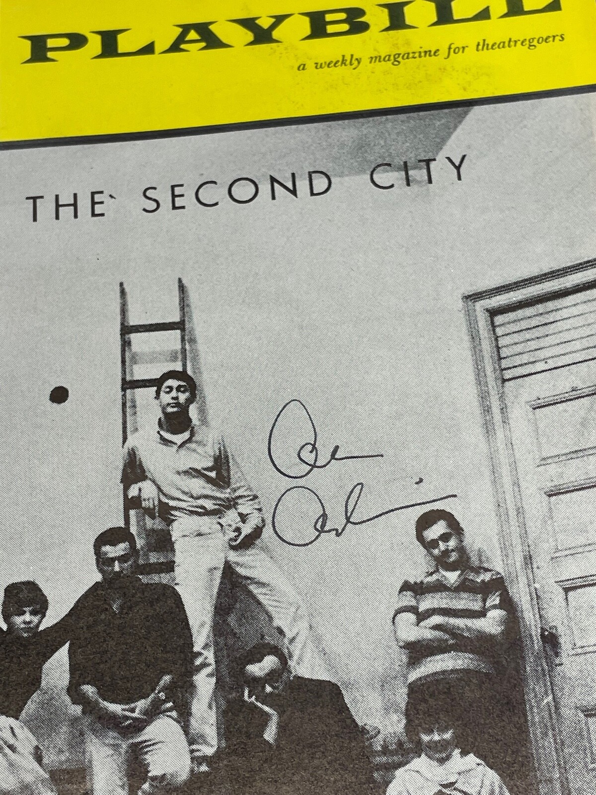 Alan Arkin Autographed The Second City Playbill Royale Theatre 1961