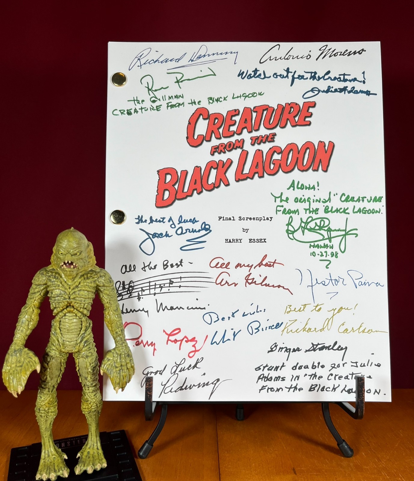 Classic Monsters Script Bundle Signed- Autograph Reprints- 7 Scripts- Dracula