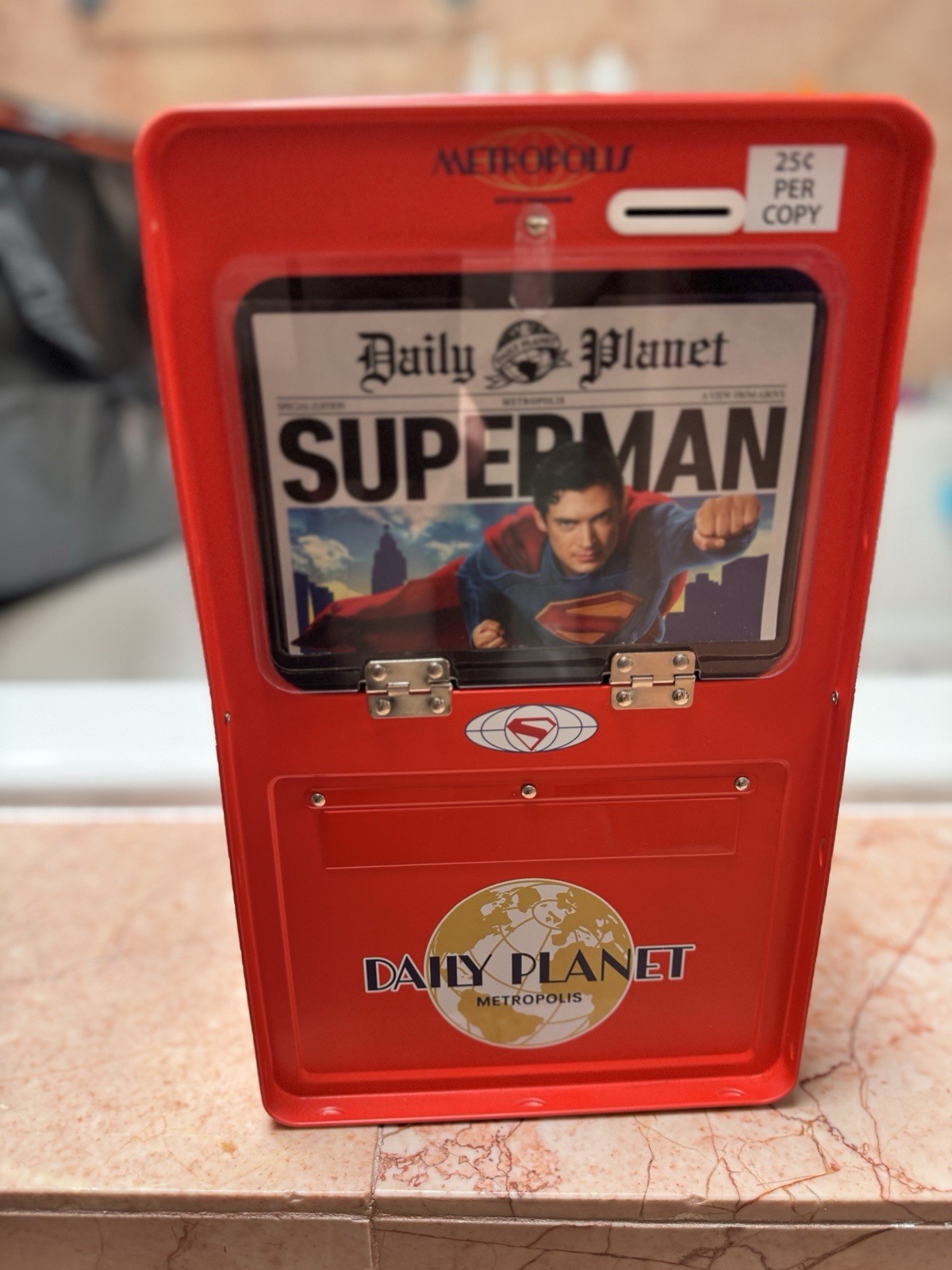 Superman Daily Planet Newspaper Box Popcorn Bucket Amc 2025