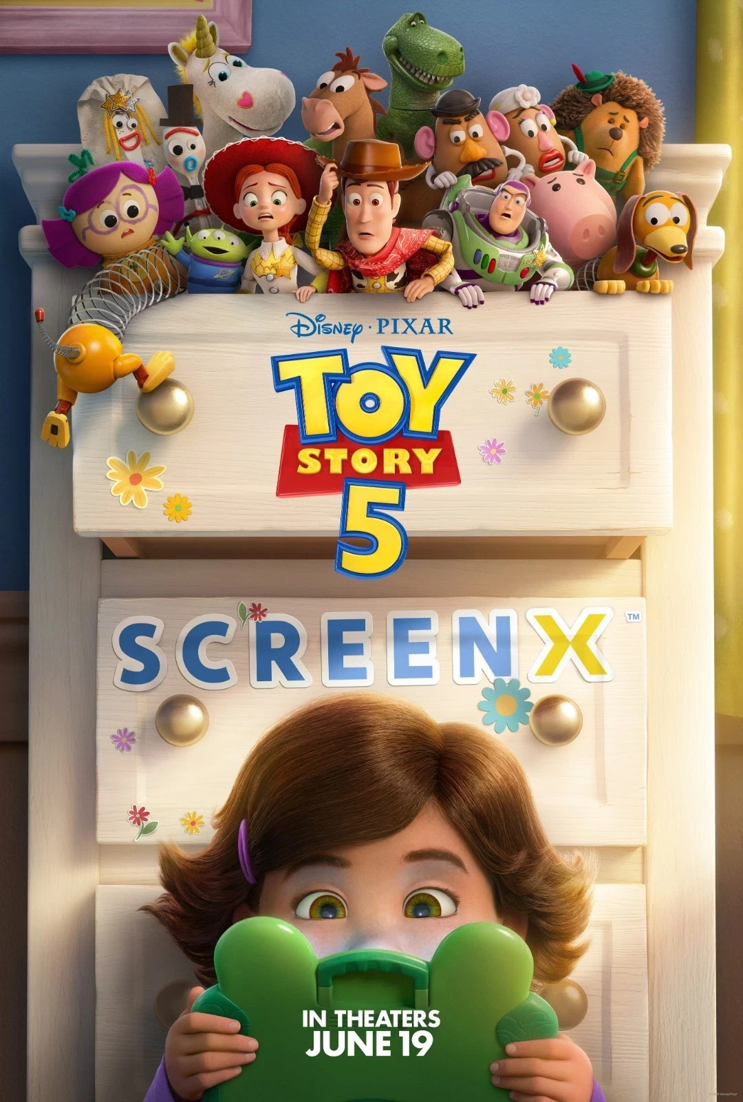 Toy Story 5 Disney Pixar ScreenX Woody Buzz Lightyear Animated Movie Poster 11×1