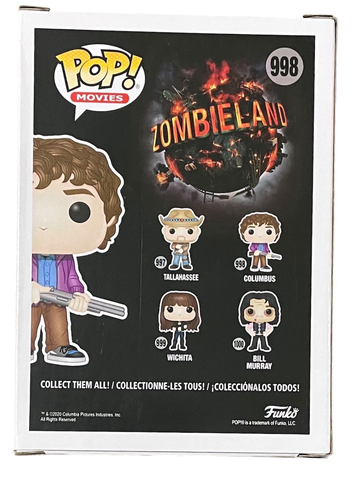 Jesse Eisenberg Signed Autographed Zombieland Columbus Funko Pop 998 ACOA