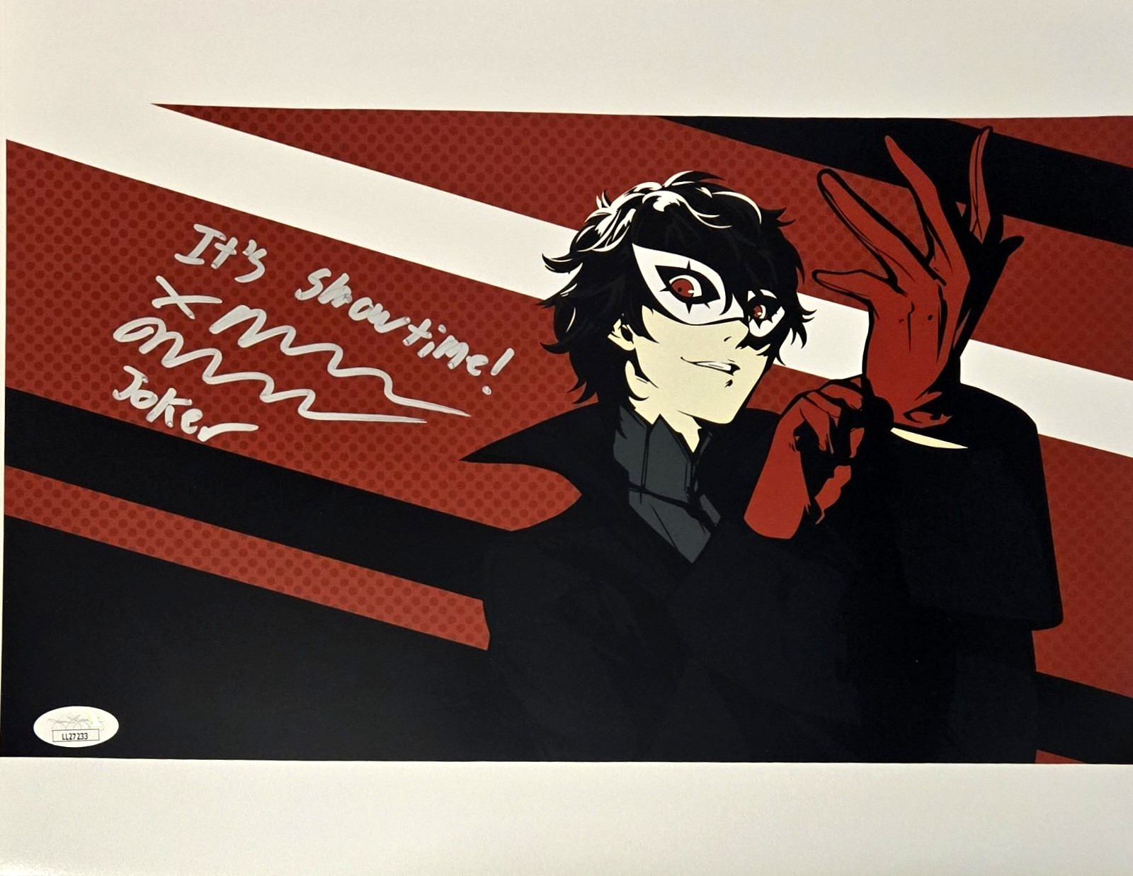 Xander Mobus Signed Photo Persona Joker Ren Video Game Autograph JSA COA 233