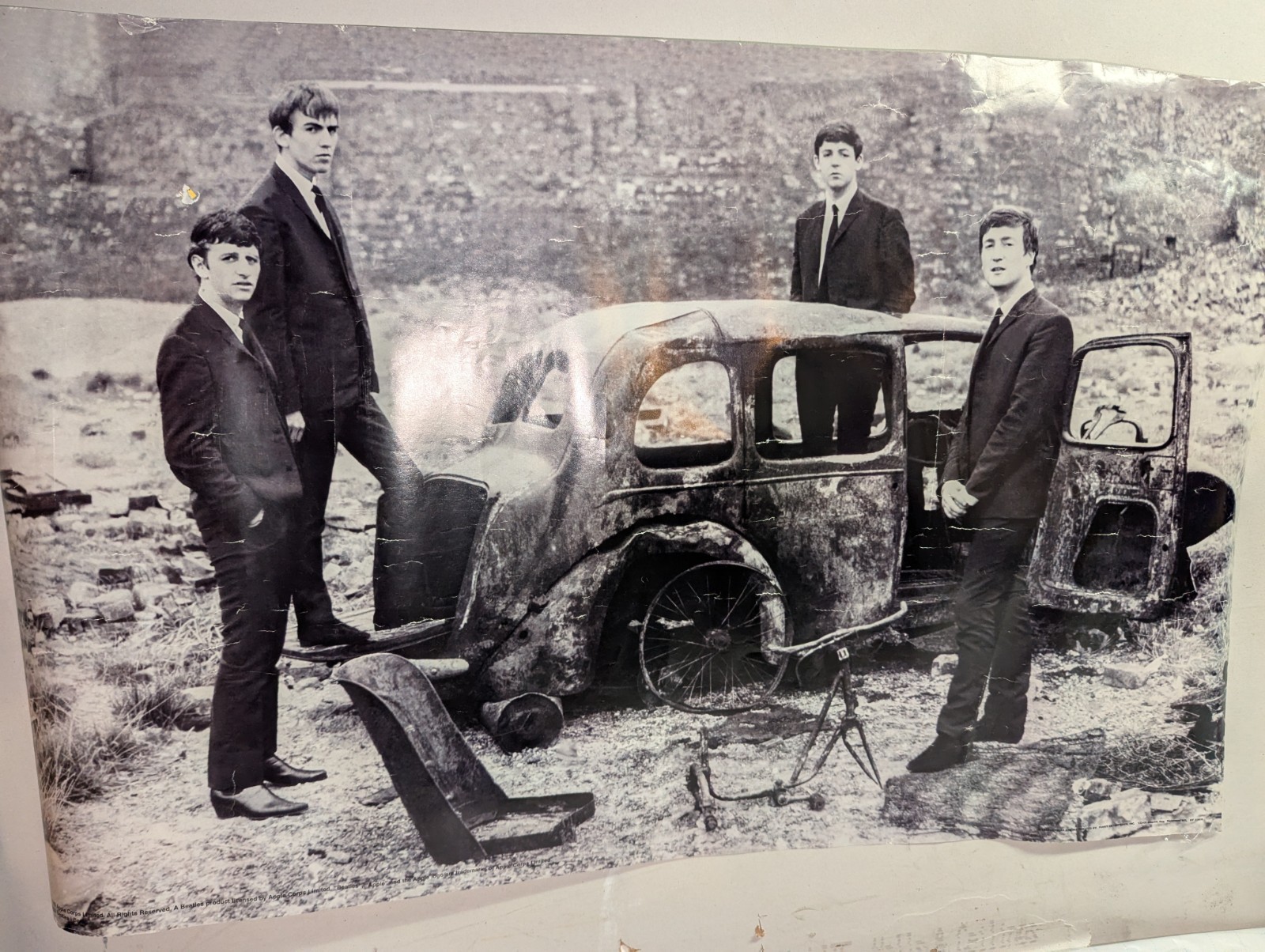 Apple Corp. limited #9028 34×22 Beatles Poster – Funky Enterprises Rare