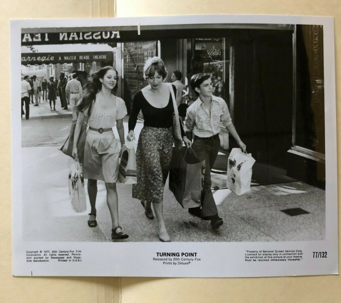Turning Point Movie Rare Original Studio Celebrity Photo