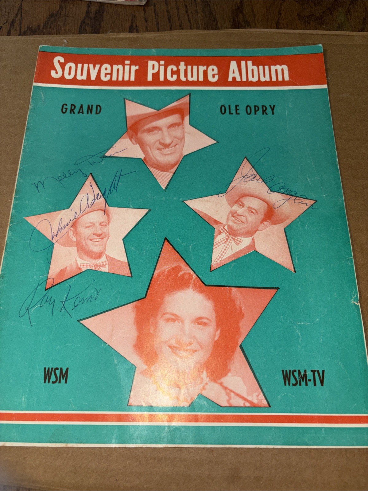 Mid 50’s Grand Ole Opry Souvenir Picture Album ** Autographed **