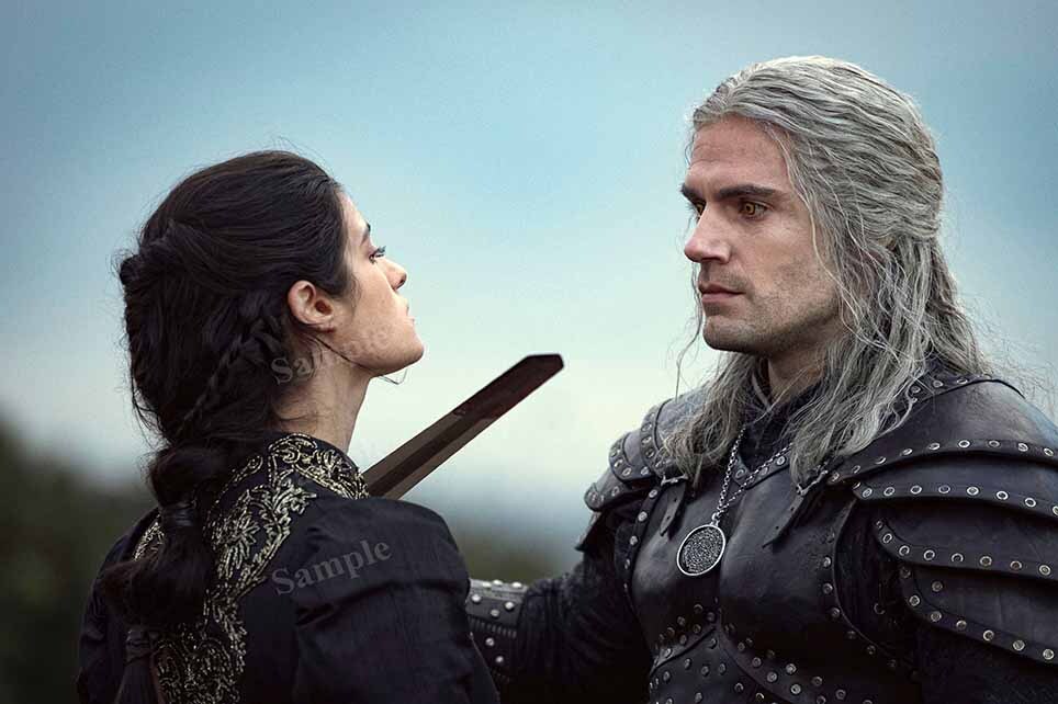 Celebrity Photo Poster Henry Cavill Anya Chalotra The Witcher 2019 – CL3518