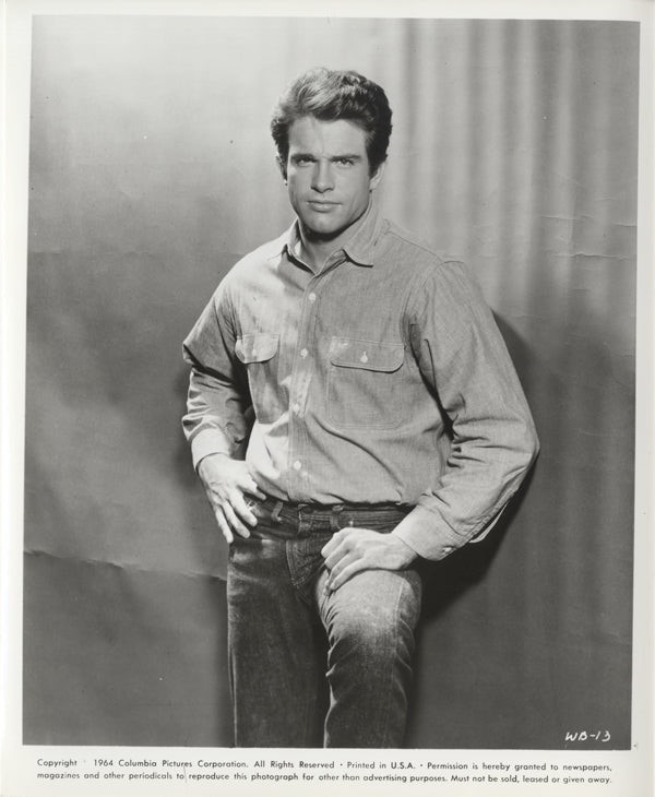 Warren Beatty Lilith Handsome Iconic Publicity Portrait Original 8×10 Photo 1964