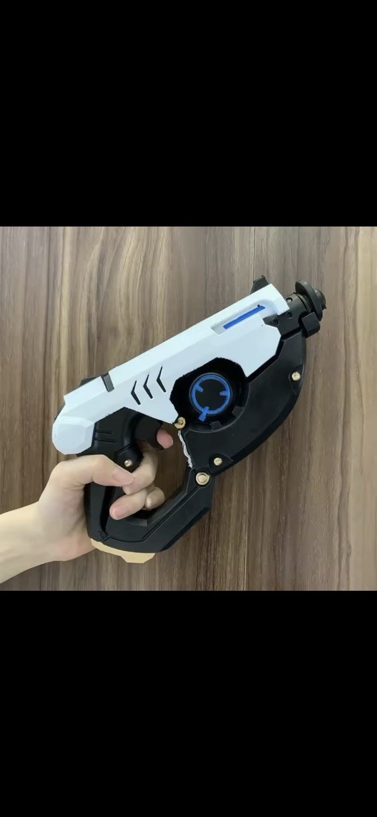 Overwatch Tracer Pulse Pistol Prop Gun Cosplay Replica Weapon Model Display