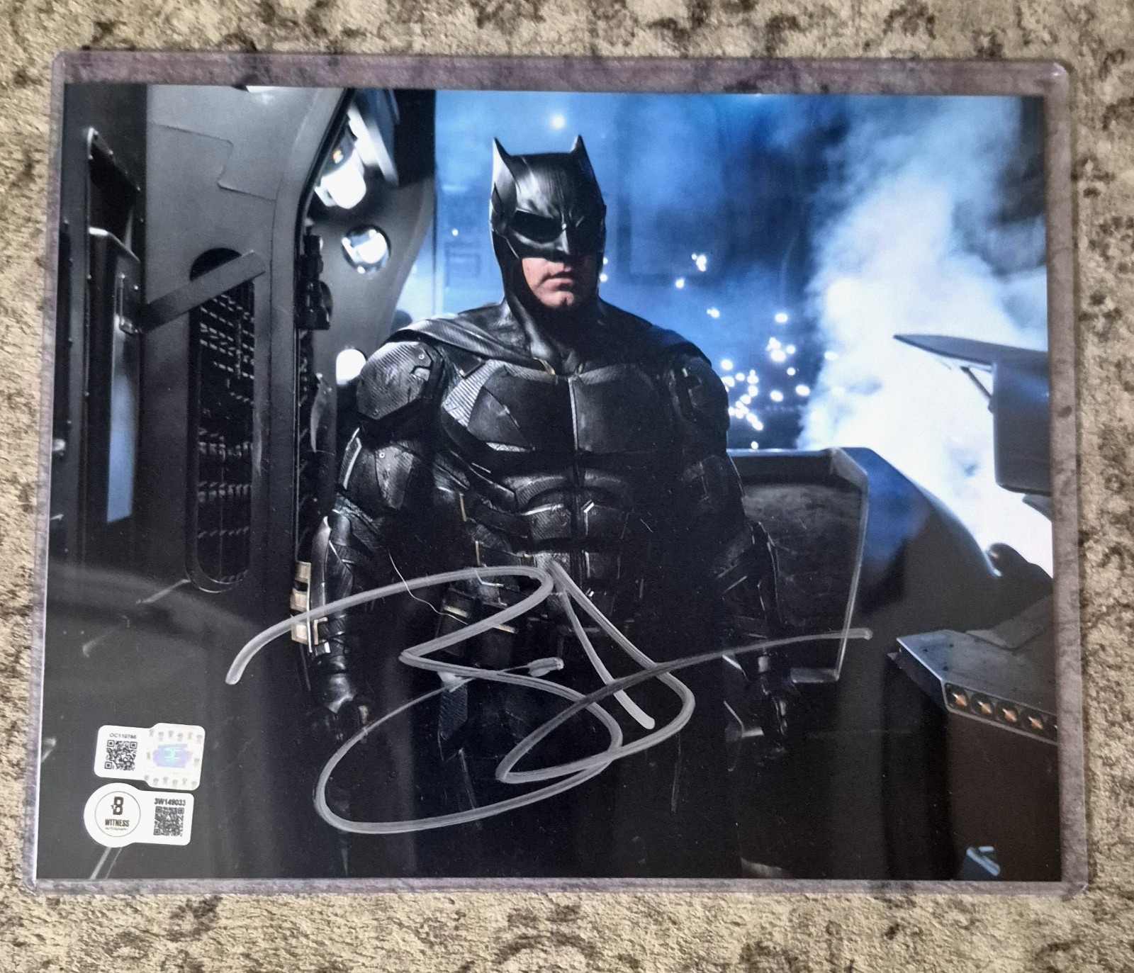 Ben Affleck Signed Autographed Batman 8×10 Photo OCCM & Beckett Witnessed