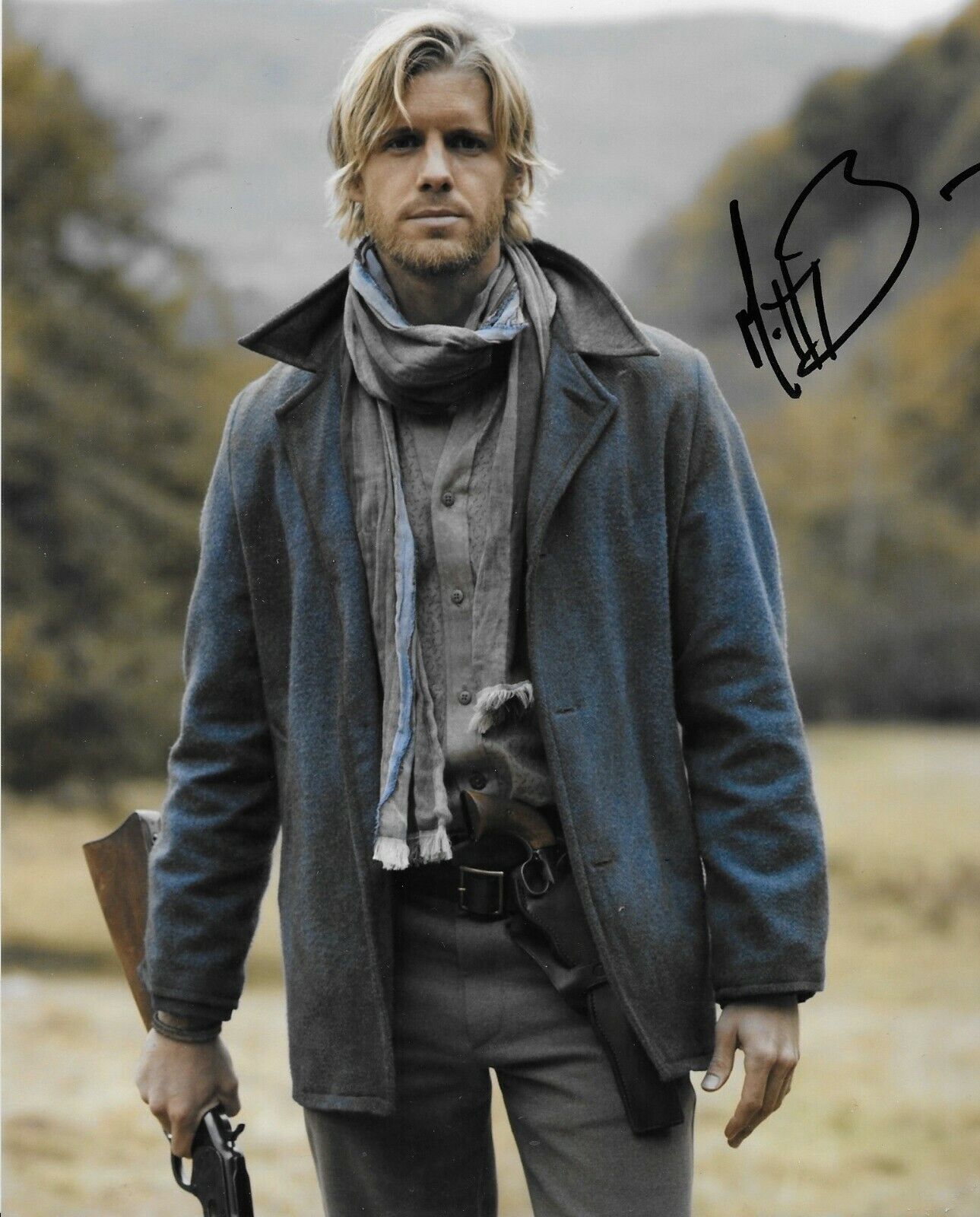 Autographed Matt Barr signed 8×10 photo Sleepy Hallow Blood & Treasure Valor