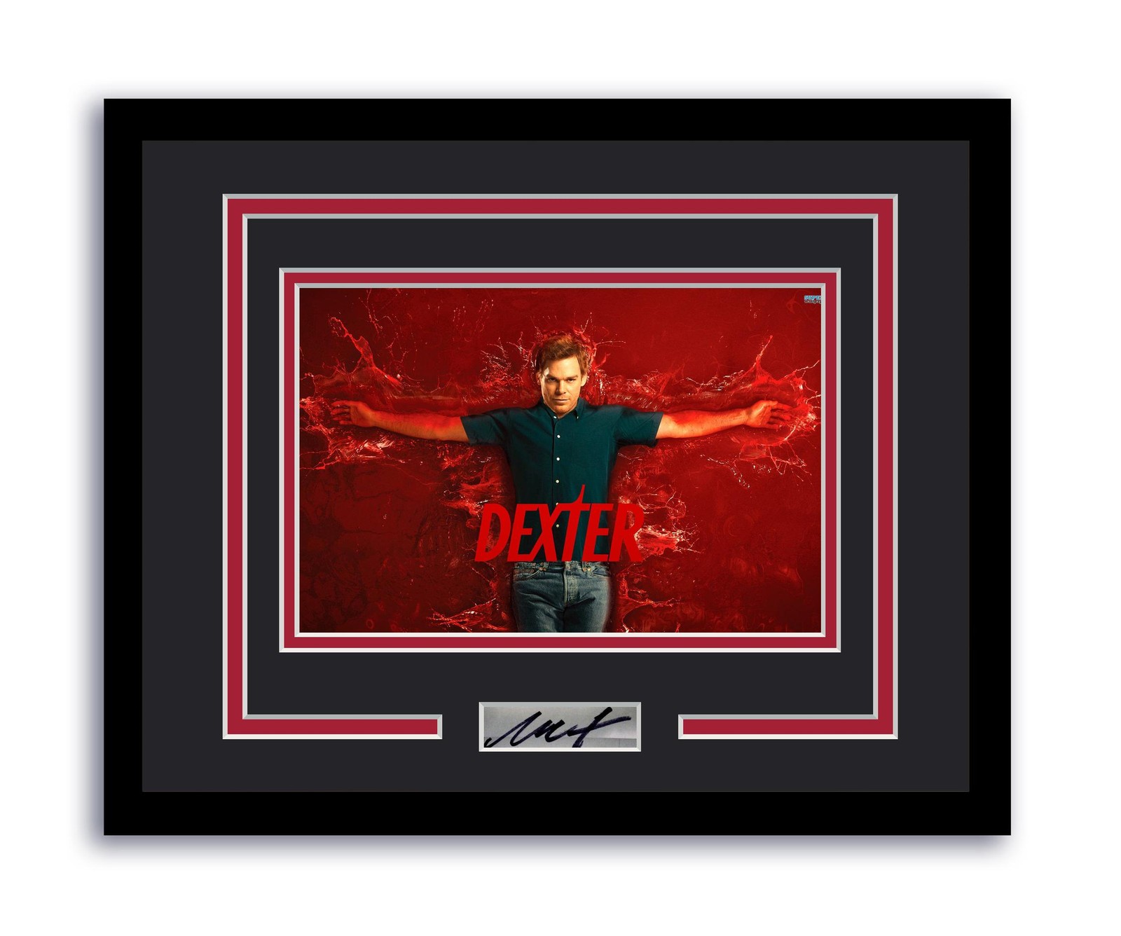 Dexter Michael C. Hall Autographed Signed 11×14 Framed Photo ACOA