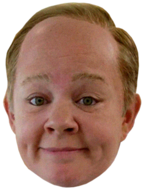 MELISSA McCARTHY as SEAN SPICER SNL Comedy Spoof – Big Head Window Cling Decal