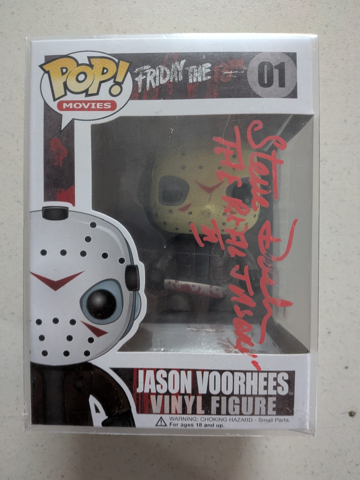 STEVE DASH Signed Funko Pop Jason Voorhees Friday the 13th Pt 2 BAS JSA COA RARE
